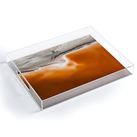 Romana Lilic  / LA76 Photography Red Pond in the Baja Desert vol 1 Acrylic Tray