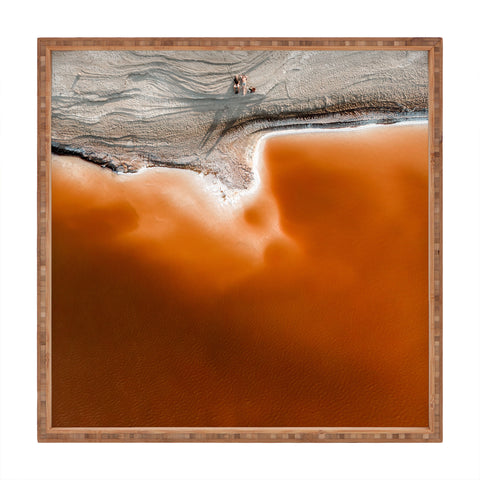 Romana Lilic  / LA76 Photography Red Pond in the Baja Desert vol 1 Square Tray