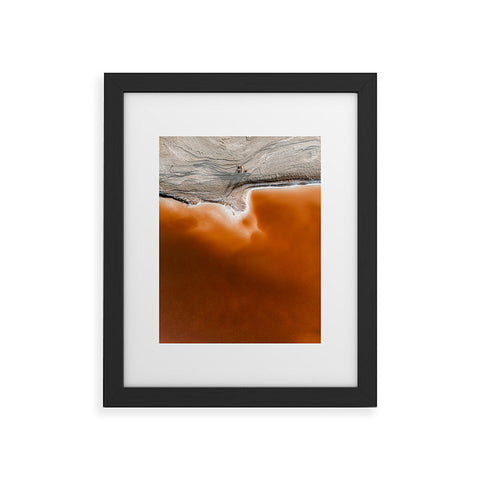 Romana Lilic  / LA76 Photography Red Pond in the Baja Desert vol 1 Framed Art Print
