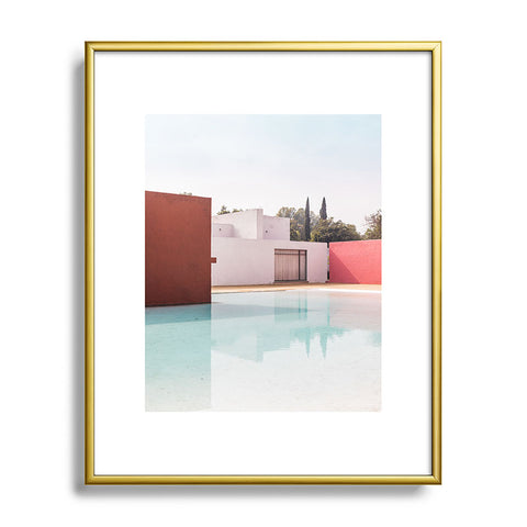 Romana Lilic  / LA76 Photography Silent Poetry Between Sky and Water Metal Framed Art Print