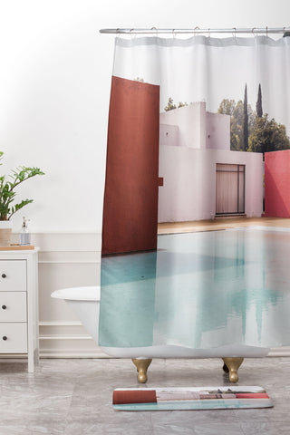 Romana Lilic  / LA76 Photography Silent Poetry Between Sky and Water Shower Curtain And Mat