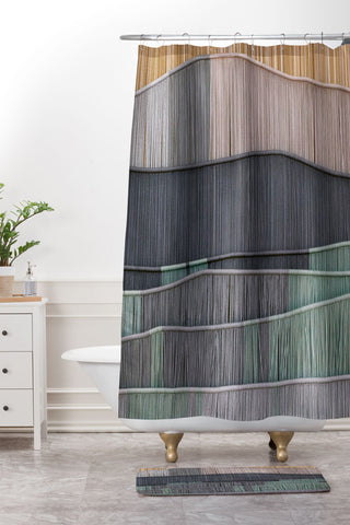 Romana Lilic  / LA76 Photography Sunrise and the Sea Shower Curtain And Mat