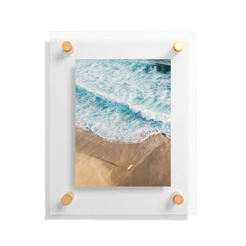 Romana Lilic  / LA76 Photography The Surfer and The Ocean Floating Acrylic Print