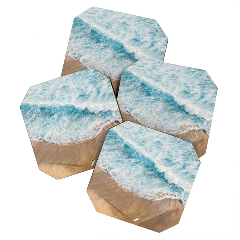 Romana Lilic  / LA76 Photography The Surfer and The Ocean Coaster Set