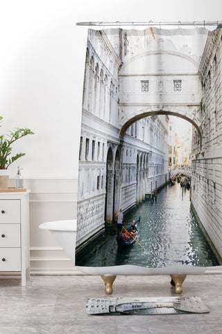 Romana Lilic  / LA76 Photography Venice Canals Shower Curtain And Mat