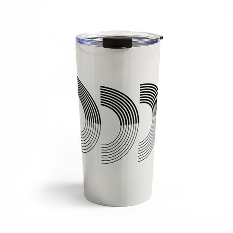 Rose Beck Black Rainbows Travel Mug