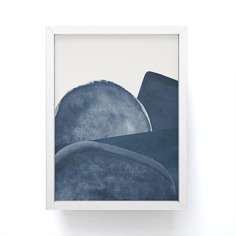 Rose Beck Blue Landscape I Framed Mini Art Print