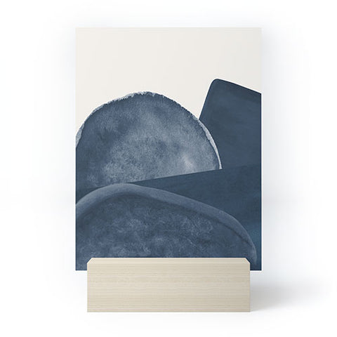 Rose Beck Blue Landscape I Mini Art Print