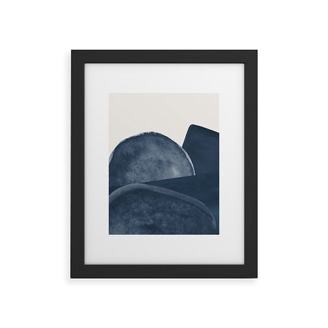 Rose Beck Blue Landscape I Framed Art Print