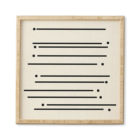 Rose Beck Sticks and Stones Framed Wall Art