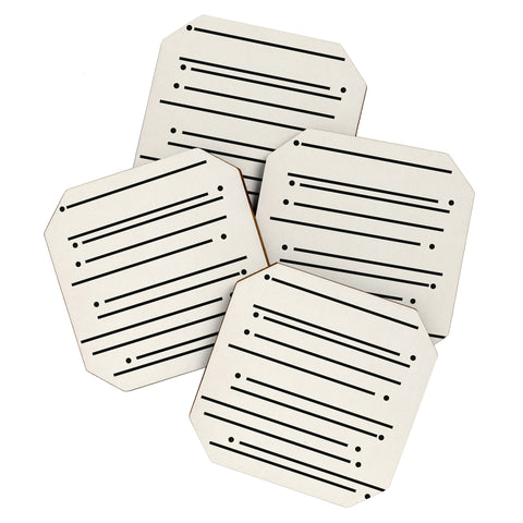 Rose Beck Sticks and Stones Coaster Set