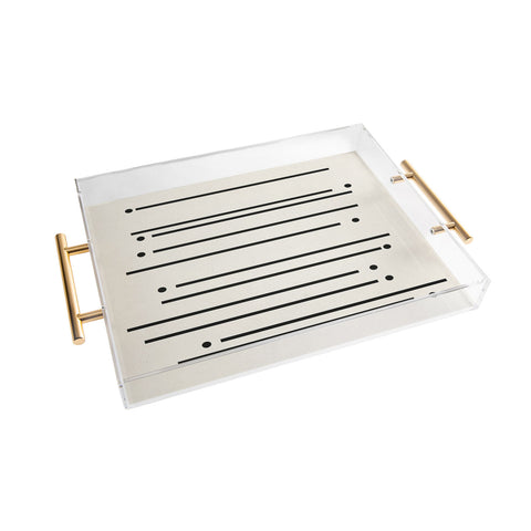 Rose Beck Sticks and Stones Acrylic Tray