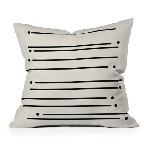 Rose Beck Sticks and Stones Outdoor Throw Pillow