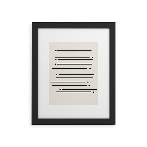 Rose Beck Sticks and Stones Framed Art Print