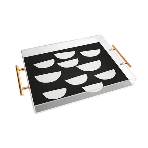 Rose Beck Winter Fall Acrylic Tray