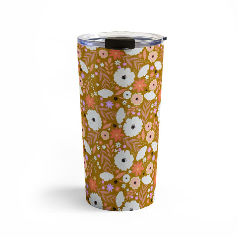 RosebudStudio Autumn flower fields Travel Mug