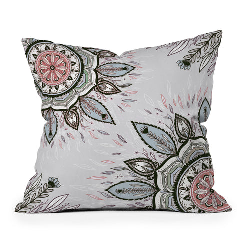 RosebudStudio Be a wildflower Outdoor Throw Pillow