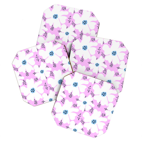 RosebudStudio Be happy today Coaster Set