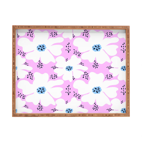 RosebudStudio Be happy today Rectangular Tray