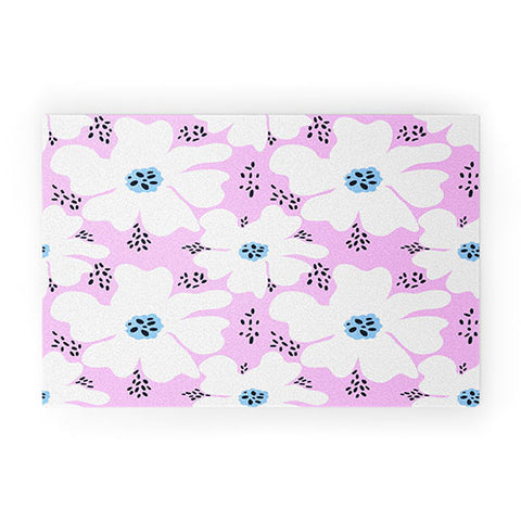 RosebudStudio Be happy today Welcome Mat