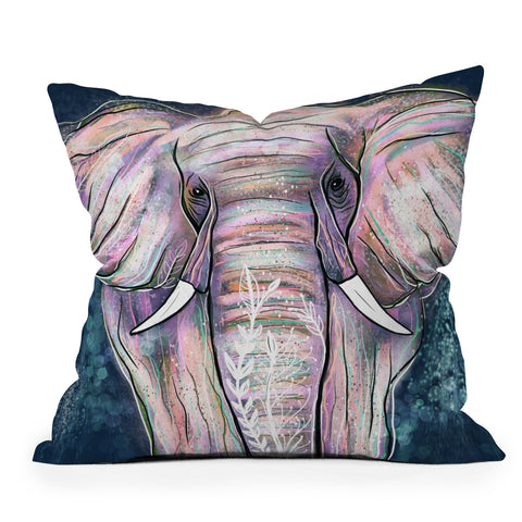 RosebudStudio Be the Brave One Outdoor Throw Pillow