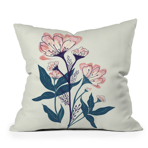 RosebudStudio Beautiful Walk Outdoor Throw Pillow