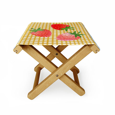 RosebudStudio Berry Brunch Folding Stool