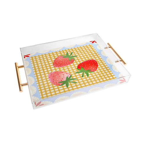 RosebudStudio Berry Brunch Acrylic Tray