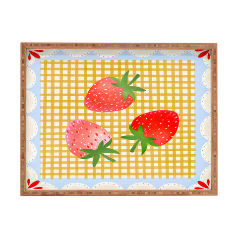 RosebudStudio Berry Brunch Rectangular Tray