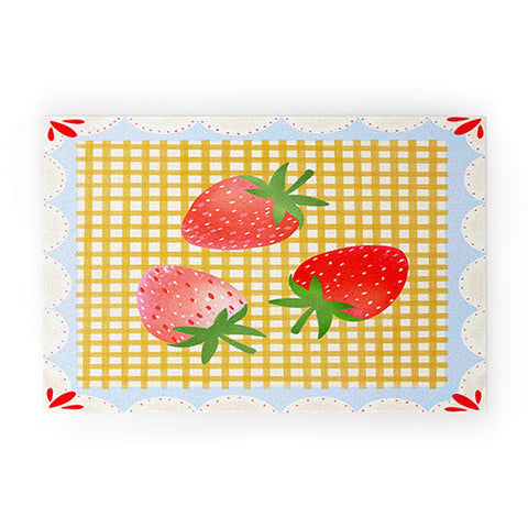 RosebudStudio Berry Brunch Welcome Mat
