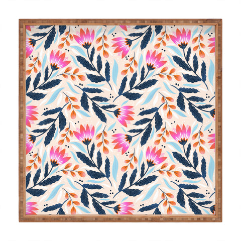 RosebudStudio Colorful happiness Square Tray