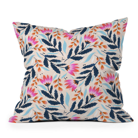 RosebudStudio Colorful happiness Throw Pillow