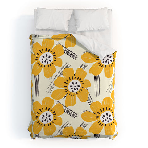 RosebudStudio Daisy Dance Duvet Cover