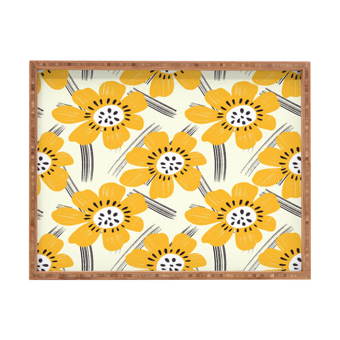RosebudStudio Daisy Dance Rectangular Tray