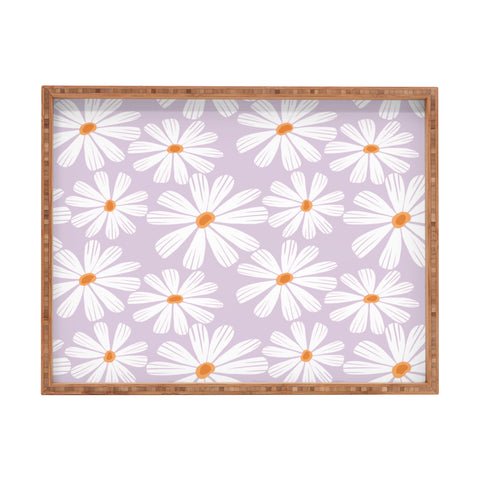 RosebudStudio Dance daisies Rectangular Tray