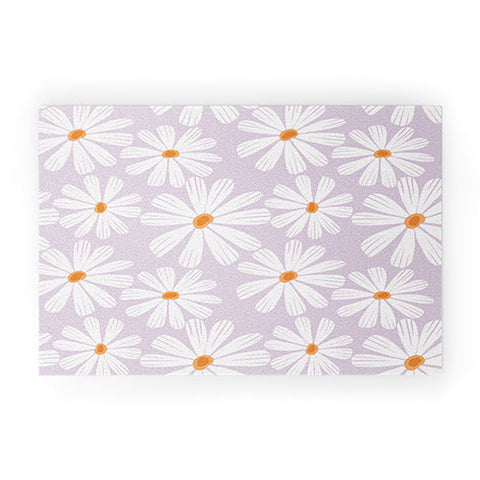 RosebudStudio Dance daisies Welcome Mat