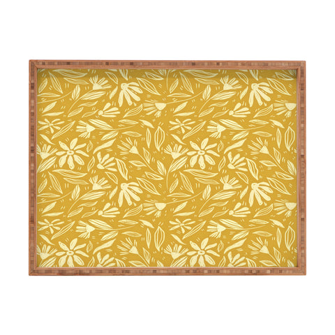 RosebudStudio Fall Mornings Rectangular Tray