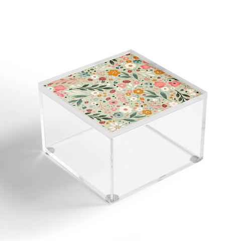 RosebudStudio Floral blossom Acrylic Box