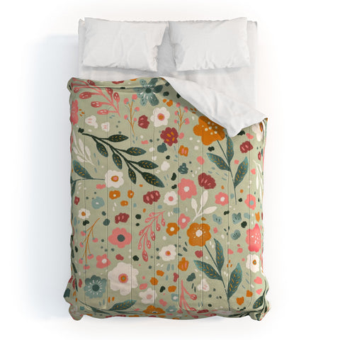 RosebudStudio Floral blossom Comforter