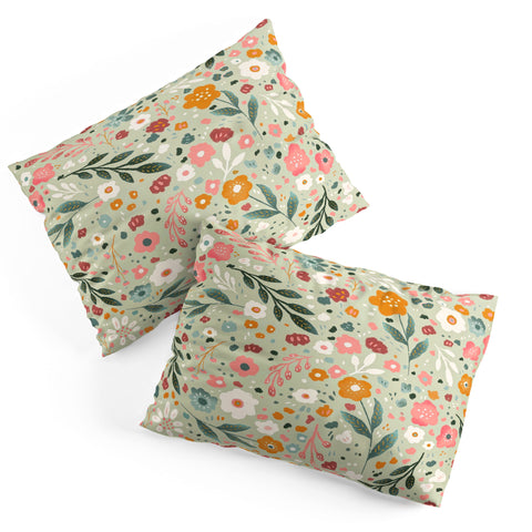 RosebudStudio Floral blossom Pillow Shams