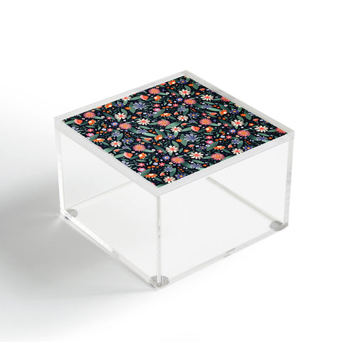 RosebudStudio Floral Daffodils Acrylic Box