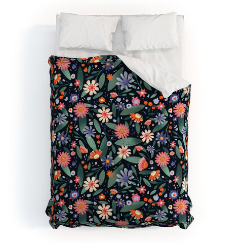 RosebudStudio Floral Daffodils Duvet Cover