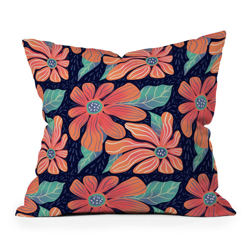 RosebudStudio Florist Shop Throw Pillow