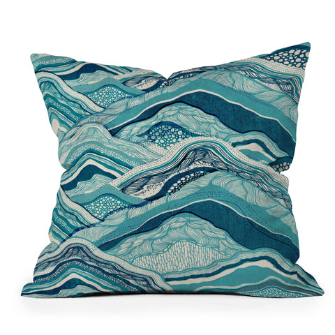 RosebudStudio Hike with Me Outdoor Throw Pillow