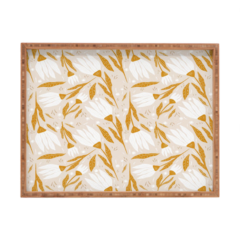 RosebudStudio Homemade Florals Rectangular Tray