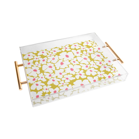 RosebudStudio I can buy myself flowers Acrylic Tray