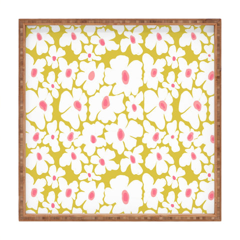 RosebudStudio I can buy myself flowers Square Tray