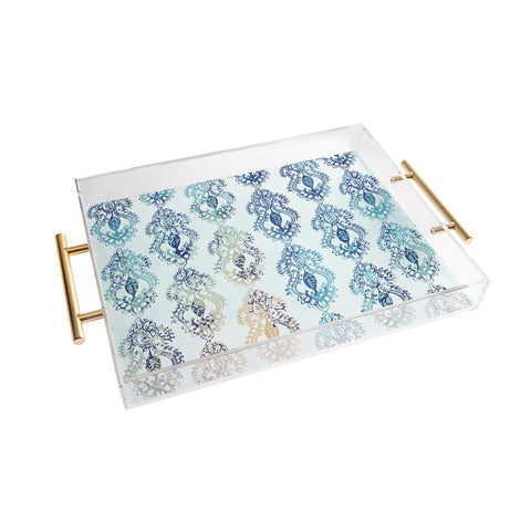 RosebudStudio Inspire Pattern Acrylic Tray
