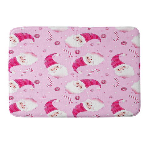RosebudStudio Jolly Santa Memory Foam Bath Mat