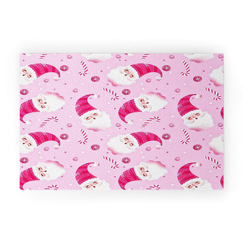 RosebudStudio Jolly Santa Welcome Mat